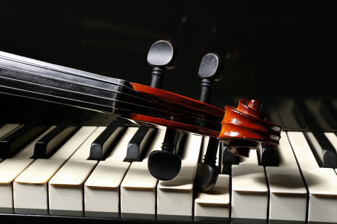 Violin and Piano Closeup 